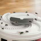 Piège à Mouches - Piège à Insectes Silencieux Sans Produits Chimiques avec Système d'Appât