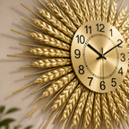 Horloge Murale Analogique En Métal – Affichage De L’Heure