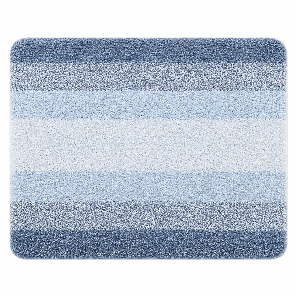 Tapis de Bain Super Absorbant - Tapis Antidérapant en Microfibre pour Salle de Bain et Maison