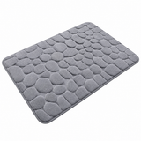 Tapis de Bain Absorbant - Tapis Antidérapant en Polyester avec Dos en PVC