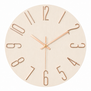 Horloge Murale en Plastique - Horloge Ronde de 30 cm Disponible en Plusieurs Couleurs
