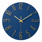 Horloge Murale en Plastique - Horloge Ronde de 30 cm Disponible en Plusieurs Couleurs
