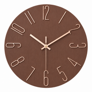 Horloge Murale en Plastique - Horloge Ronde de 30 cm Disponible en Plusieurs Couleurs