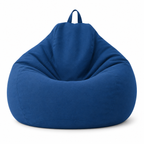 Housse de Bean Bag en Polyester - Housse de Fauteuil à Soin Amovible et Lavable