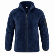 Veste en Fleece à Capuche Homme - Fermeture Éclair et Poches Latérales pour Temps Froid