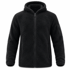 Veste en Fleece à Capuche Homme - Fermeture Éclair et Poches Latérales pour Temps Froid
