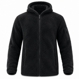Veste en Fleece à Capuche Homme - Fermeture Éclair et Poches Latérales pour Temps Froid