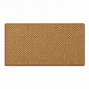 Paillasson Rectangulaire en Lin et Caoutchouc - Tapis d'Entrée 60 × 90 cm