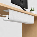 Goulotte Autocollante pour Câbles de Bureau - Organisateur en PVC de 40 cm en Forme de J