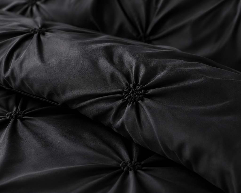 Ensemble de Literie en Mélange de Microfibre et Satin - Literie Douce en Plusieurs Tailles