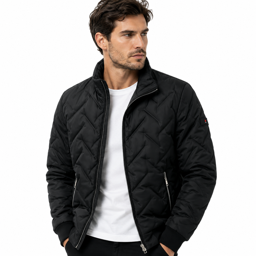 Veste Matelassée Homme - Coupe Regular avec Construction Rembourrée pour Temps Froid