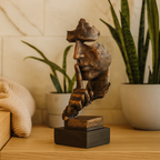 Sculpture Figurative Abstraite - Statue Décorative pour Présentation Intérieure
