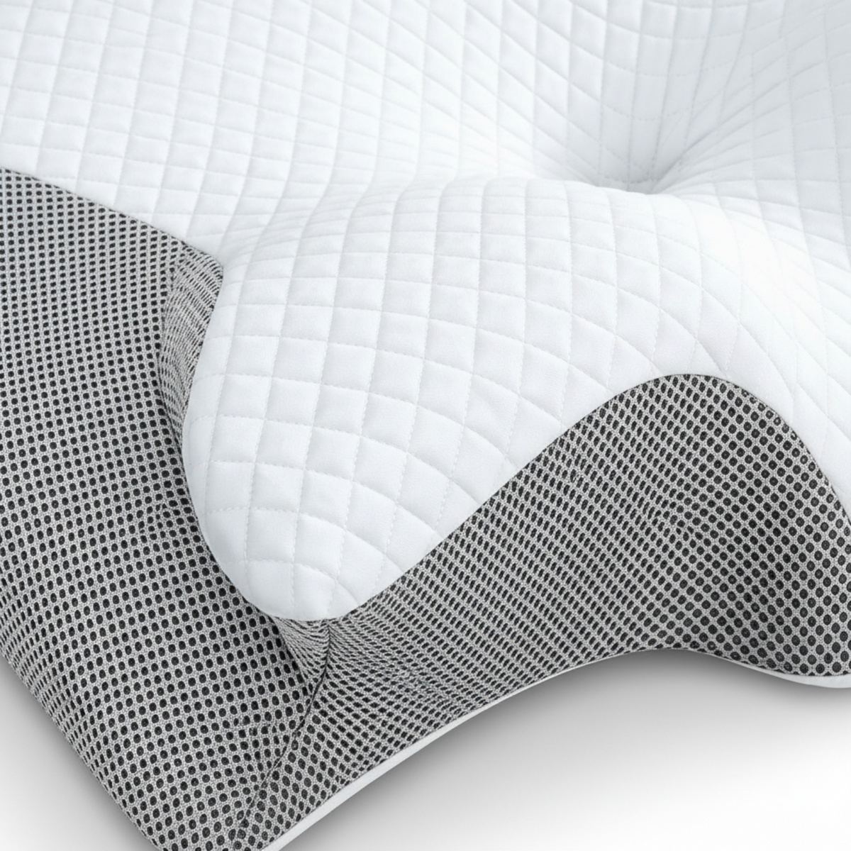 Oreiller en Mousse à Mémoire - Housse en Mélange de Coton pour le Sommeil Quotidien