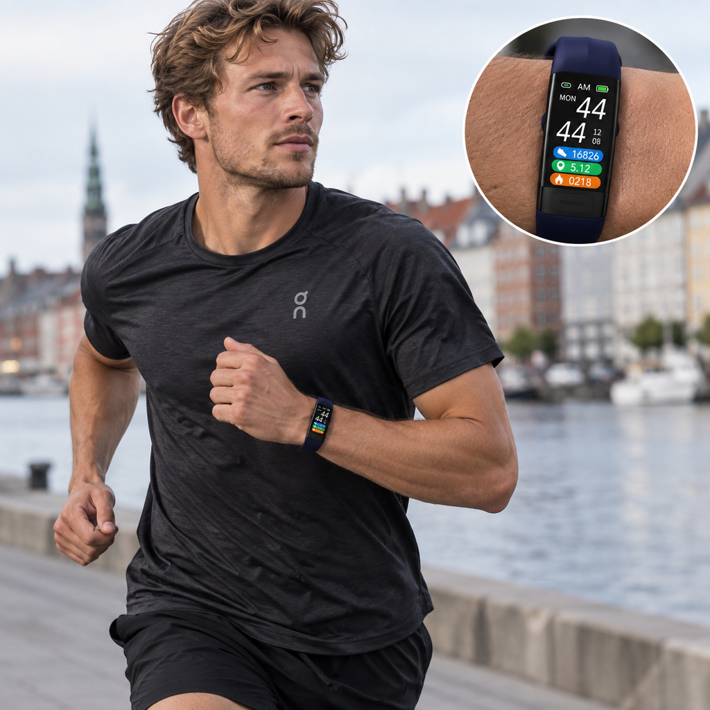 Montre Intelligente - Tendance de Pression Artérielle, Fonction ECG et Mesure du Pouls