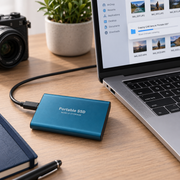 SSD Externe Portable - Stockage USB-C avec Vitesse de Transfert jusqu'à 1050 Mo/s
