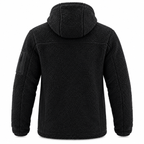 Veste en Fleece à Capuche Homme - Fermeture Éclair et Poches Latérales pour Temps Froid