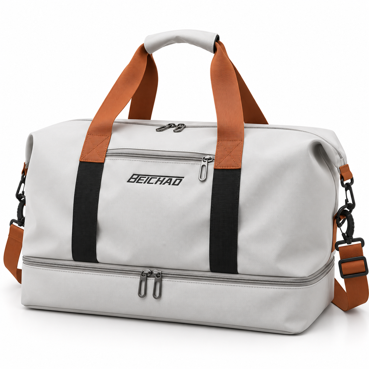Sac de Sport en Oxford 600D - Multi-Compartiments avec Rangement Chaussures et Humide