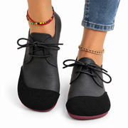 Chaussures Plates Femme à Plusieurs Sangles - Bout Fermé avec Dessus Textile-Synthétique