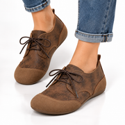Chaussures Plates Femme à Plusieurs Sangles - Bout Fermé avec Dessus Textile-Synthétique