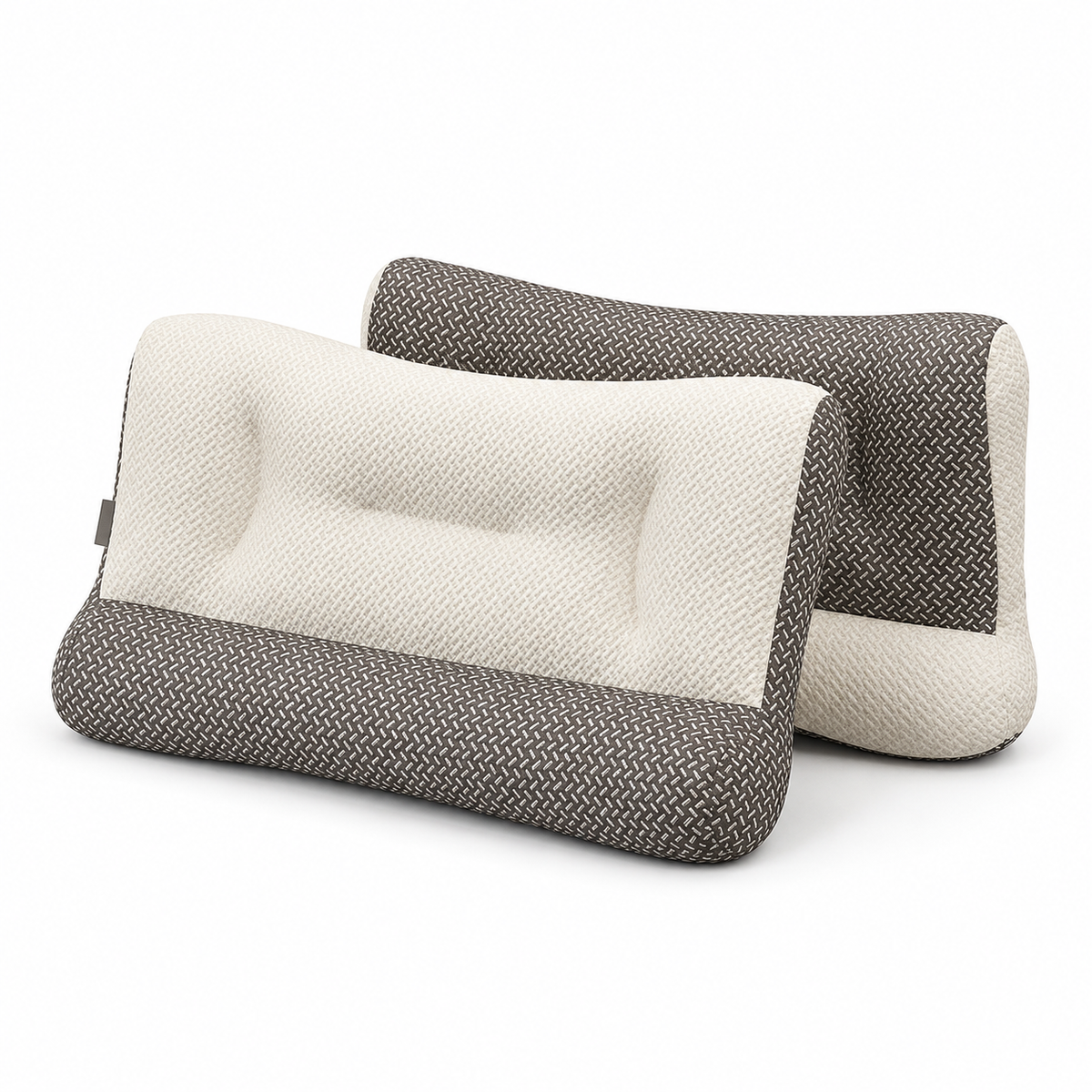 Oreiller de Sommeil Profilé - Oreiller en Polyester, Fibre de Soja & Tissu Tricoté