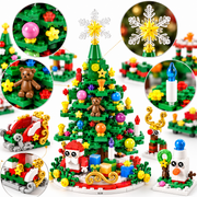 Calendrier de l'Avent en Blocs - Arbre de Noël LED sur 24 Jours