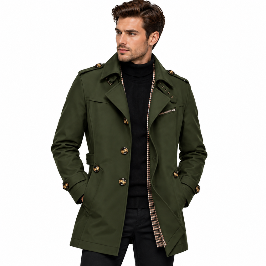 Veste Homme en Coton - Design Décontracté pour le Travail et le Quotidien