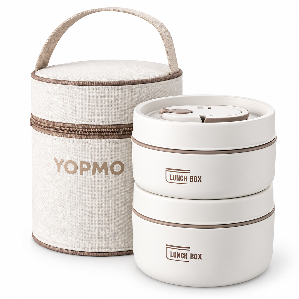 Boîte à Lunch Isotherme - Récipient Alimentaire Portable en Plastique avec Isolation Thermique