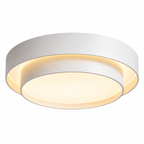 Plafonnier LED Circulaire - Luminaire en Métal avec Module LED Intégré
