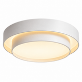 Plafonnier LED Circulaire - Luminaire en Métal avec Module LED Intégré