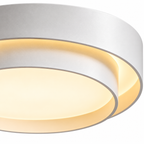 Plafonnier LED Circulaire - Luminaire en Métal avec Module LED Intégré