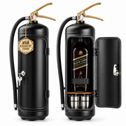 Porte-Bouteille Design Extincteur - Support Décoratif en Fer et Plastique pour Intérieur
