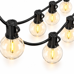 Guirlande LED Extérieure 15M - Éclairage Chaud IP65 pour Jardin, Terrasse et Pergola