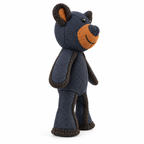 Jouet pour Chien en Tissu Renforcé - Ours en Peluche pour Mastication et Jeu Interactif