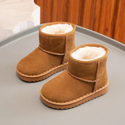 Chaussures à Enfiler pour Bébé - Mélange de Coton avec Bout Rond et Semelle Souple en Caoutchouc