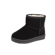 Chaussures à Enfiler pour Bébé - Mélange de Coton avec Bout Rond et Semelle Souple en Caoutchouc