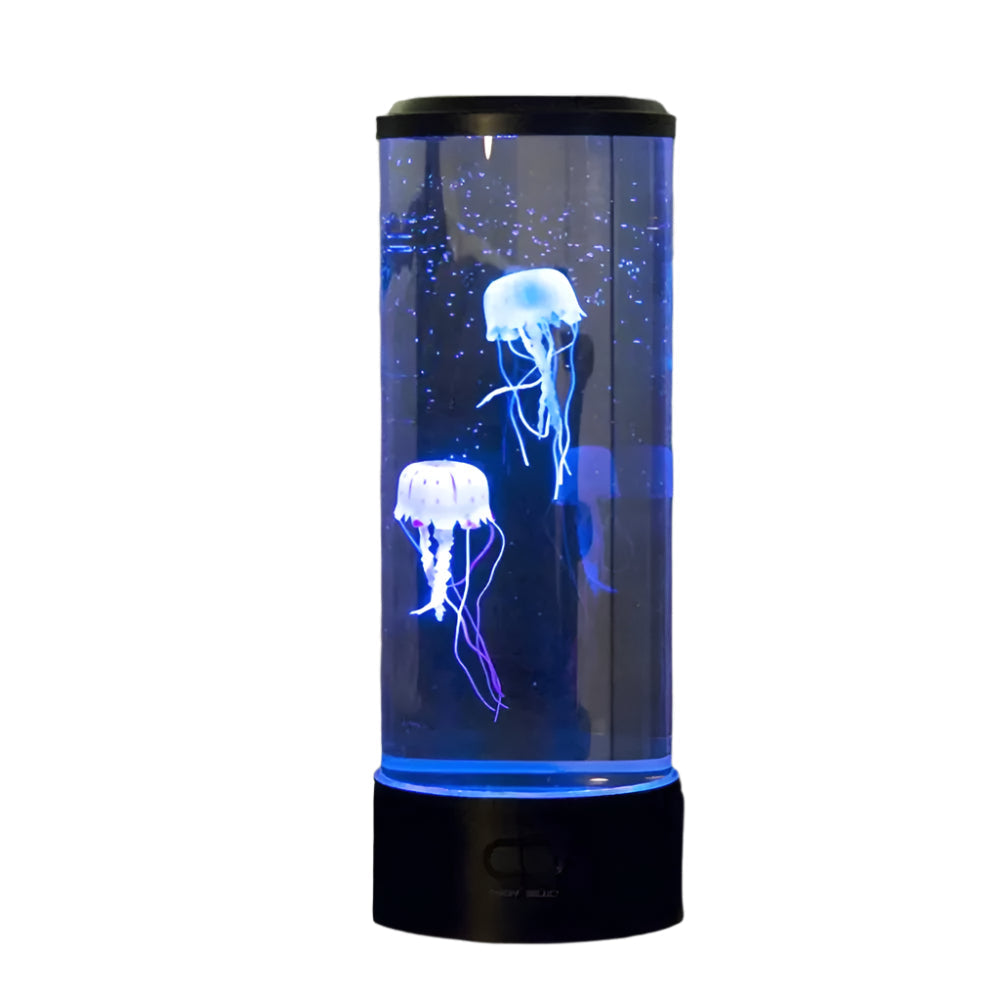 Lampe de Table LED - Éclairage Décoratif avec Méduses et Changement de Couleur