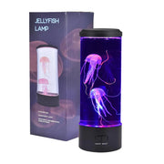 Lampe de Table LED - Éclairage Décoratif avec Méduses et Changement de Couleur