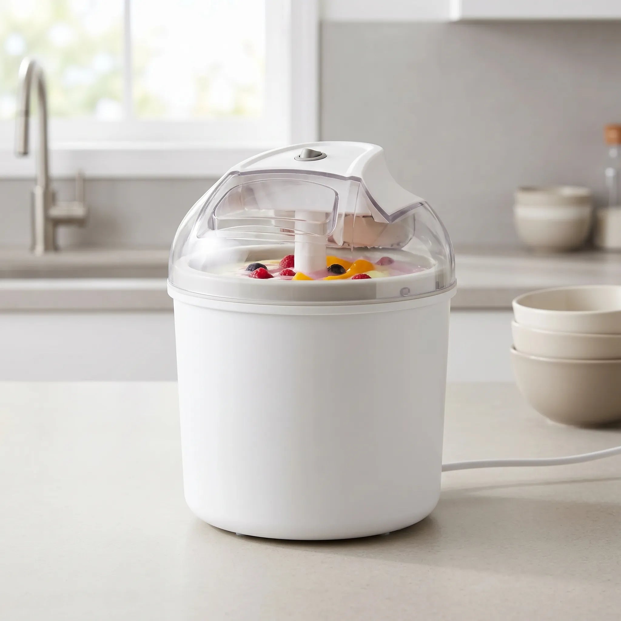 Machine à Softice - Machine à Softice Automatique en Plastique avec Système Auto-Réfrigérant