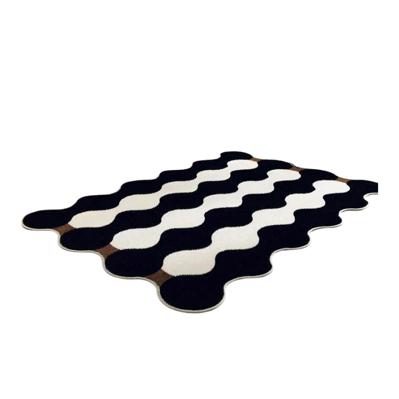 Tapis Ondulés - Motifs Abstraits Classiques Pour la Décoration D'intérieur