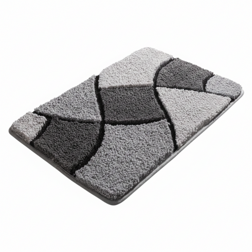 Tapis de Bain en Microfibre - Tapis Antidérapant pour Salle de Bain
