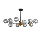 Suspension Avec Boules en Verre Brillant - Compatible LED