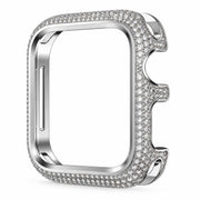 Coque de Protection Apple Watch à Strass - Finition avec Décoration Cristalline et Écran Accessible