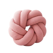 Coussin Décoratif Noué en Coton - Design Tressé pour Intérieur