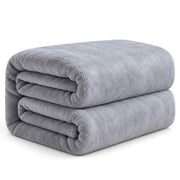 Couverture Polaire Douce - Grand Plaid Lavable en Machine pour Canapé, Lit et Soirées d'Hiver