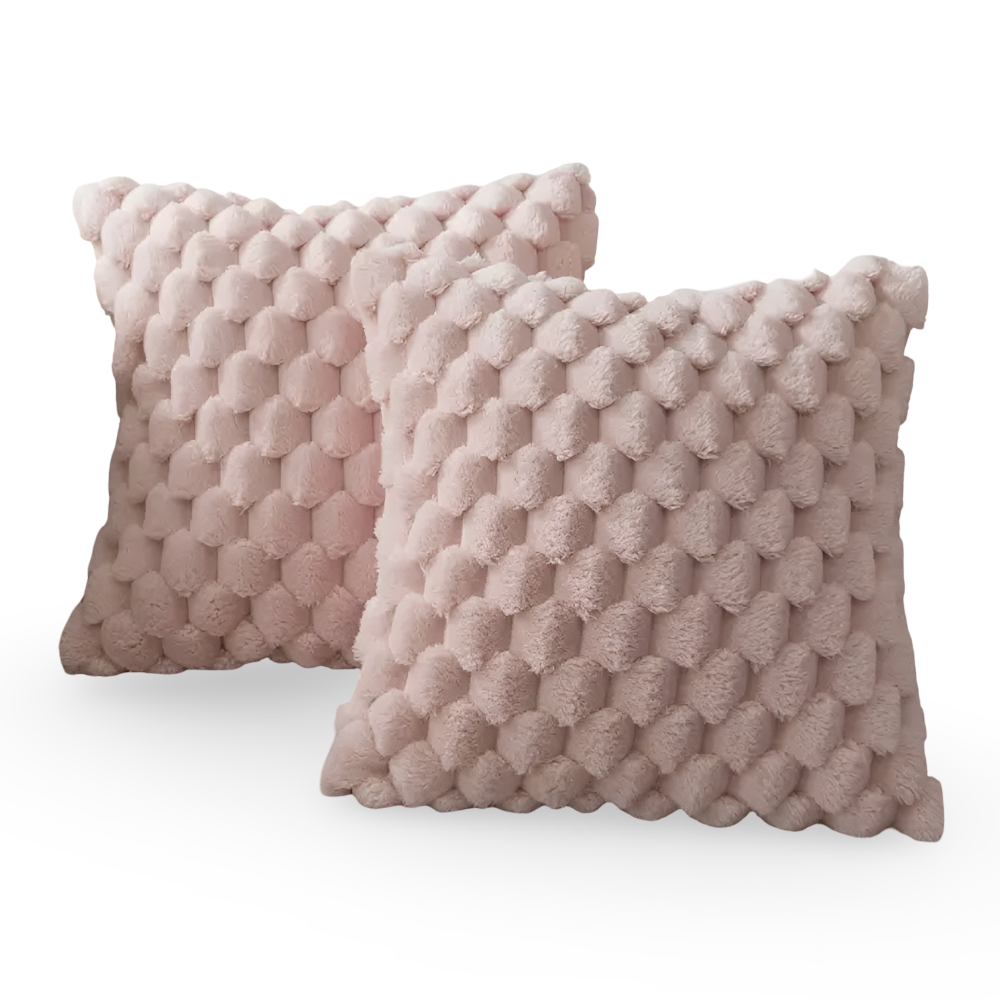 Coussin Décoratif Texturé – Coussin Doux pour Canapé ou Lit