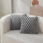 Coussin Décoratif Texturé – Coussin Doux pour Canapé ou Lit