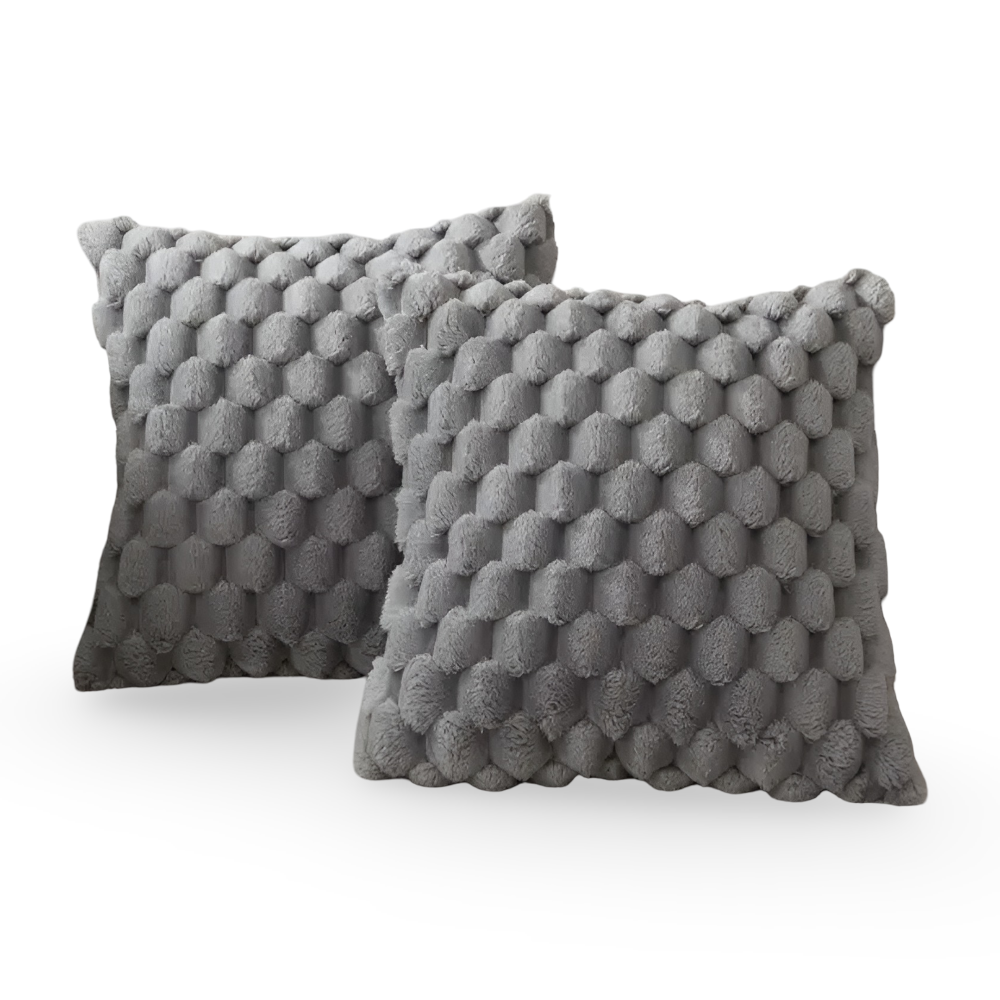 Coussin Décoratif Texturé – Coussin Doux pour Canapé ou Lit