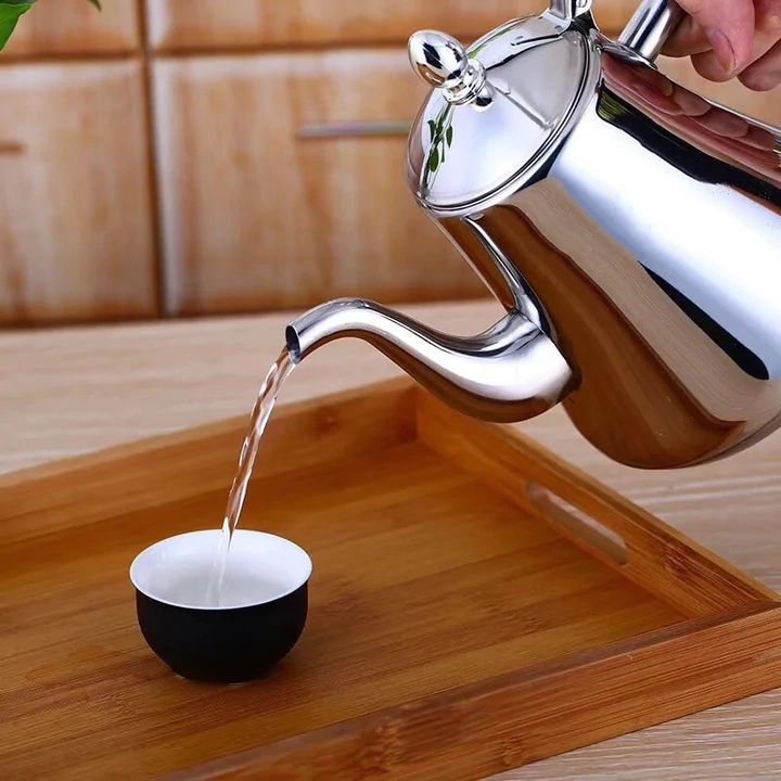 Bouilloire à Induction - Bouilloire avec Filtre Intégré en Or ou Argent