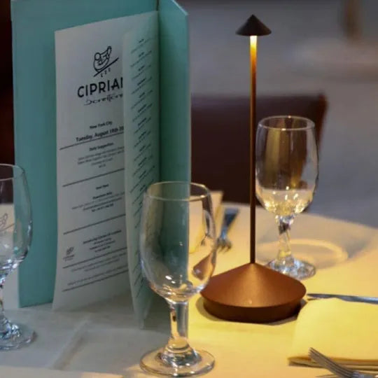 Lampe de Table LED Sans Fil - Éclairage Dimmable Rechargeable USB en Aluminium et Polycarbonate