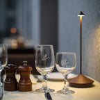 Lampe de Table LED Sans Fil - Éclairage Dimmable Rechargeable USB en Aluminium et Polycarbonate